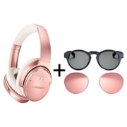 Rose gold bose noise best sale cancelling headphones