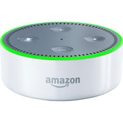 Amazon Echo Dot (2nd Generation) Smart Speaker with Alexa - White (International Version)