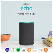 All-new Amazon Echo (3rd generation) Smart speaker with Alexa Charcoal Fabric (International Version)