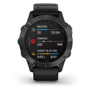 Garmin Fenix 6 Sapphire Smartwatch Carbon - Black