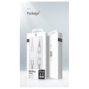 Dux Ducis Lightning Cable KII-Pro Series Grey 1m + 2m Bundle Offer