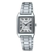 Casio LTP-V007D-7B Dress Silver Stainless Steel Analog Watch Women