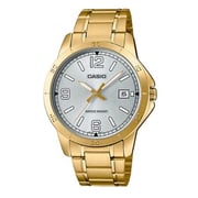 Casio Dress Gold Tone Stainless Steel Men Analog Watch MTP-V004G-7B2