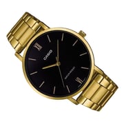 Casio Dress Gold Tone Stainless Steel Men Analog Watch MTP-VT01G-1B