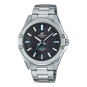 Casio EFR-S107D-1AV Edifice Silver Stainless Steel Analog Watch Men