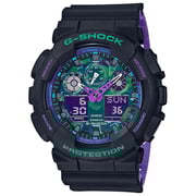 Casio GA-100BL-1A G-Shock Black Resin Analog/Digital Watch Men