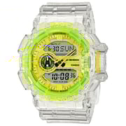 ساعة كاسيو GA-400SK-1A9 G-Shock شبه شفافة الراتنج أنالوج / رقمية M.