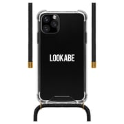Lookabe Necklace Clear Case & Cord iPhone 11 Pro Black