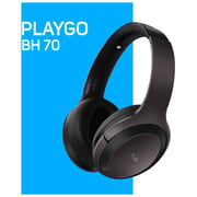 Play PLAYGO BH70 AI Based Wireless Noise Cancelling Headphones Grey