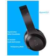 Play PLAYGO BH70 AI Based Wireless Noise Cancelling Headphones Grey
