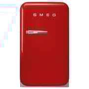 Smeg Single Door Refrigerator Retro Style Red 38 Litres - FAB5RRD3GA