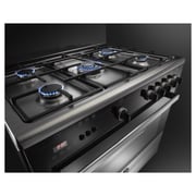 La Germania 5 Gas Burners Cooker Stainless Black 9M10G4A1X4AWW