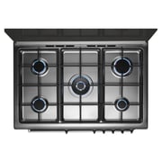 La Germania 5 Gas Burners Cooker Stainless Black 9M10G4A1X4AWW