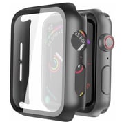 Hyphen Tempered Glass Protector Black For Apple Watch 44mm