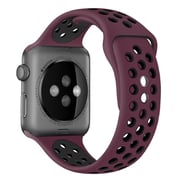 Promate OREO 42ML Apple Watch Band 42 - Maroon/Black