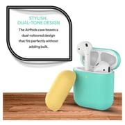 Promate SILICASE Silicon Case For AirPods Green