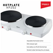 Impex Electric Double Hot Plate HP 202
