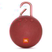 JBL CLIP3 Portable Bluetooth Speaker Fiesta Red