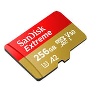 بطاقة ذاكرة سانديسك إكستريم  UHS-I microSDXC  256جيجابايت