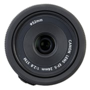 Canon EF-S 24mm f/2.8 STM Lens Black