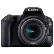 Canon EOS 200D DSLR Camera With EF-S 18-55mm IS STM Lens Black