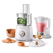 Philips Daily Collection Compact Food Processor HR7520/01, 850W, 30 functions, with Citrus Press & Mill