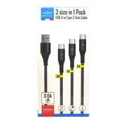 Brave 3 Type C Charging Cable 0.5/1/2M Black