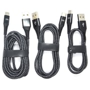 Brave 3 Type C Charging Cable 0.5/1/2M Black
