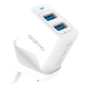 Oraimo Dual USB Firefly Wall Charger - White