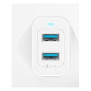 Oraimo Dual USB Firefly Wall Charger - White