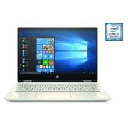 HP Pavilion x360 (2018) Laptop - 8th Gen / Intel Core i5-8265U / 14inch FHD / 256GB SSD / 8GB RAM / Shared Intel UHD 620 Graphics / Windows 10 / Gold - [14-DH0001NE]