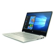 HP Pavilion x360 (2018) Laptop - 8th Gen / Intel Core i5-8265U / 14inch FHD / 256GB SSD / 8GB RAM / Shared Intel UHD 620 Graphics / Windows 10 / Gold - [14-DH0001NE]