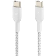 Belkin Boost Charge™ Braided Usb-C To Usb-C Cable, 1M, White