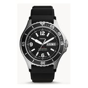 Fossil FB-02 Black Silicone Analog Watch For Men FS5689