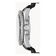 Fossil FB-02 Black Silicone Analog Watch For Men FS5689