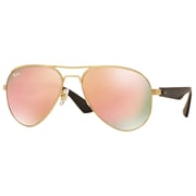Rayban Aviator Gold Metal Unisex Sunglasses - RB3523-112/2Y-59