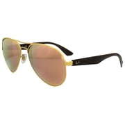 Rayban Aviator Gold Metal Unisex Sunglasses - RB3523-112/2Y-59