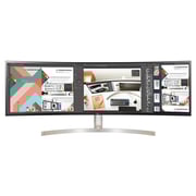 LG Monitor UltraWide Curved 49 Inch Dual QHD IPS LED 32:9 with HDR 10 - 49WL95C-W