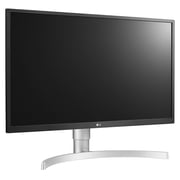 LG 4K UHD IPS LED HDR Monitor 27 inch with Ergonomic Stand Silver White -27UL550-W