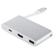 Moshi USB 3.0 Type-C Multiport Adapter Silver