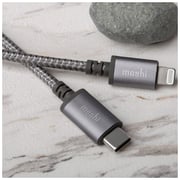 Moshi Type-C To Lightning Cable 1.2m Titanium Gray