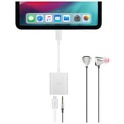 Moshi USB-C Digital Audio Adapter With Charging - Silver