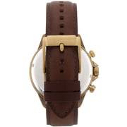 Michael Kors Gage Brown Leather Analog Men Watch MK8785