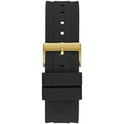 Guess Orbit Black Silicone Multi-function Watch For Men GW0012G2