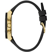Guess Athena Black Silicone Multi-function Watch For Women GW0030L2