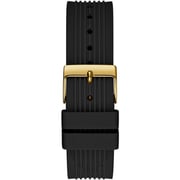 Guess Athena Black Silicone Multi-function Watch For Women GW0030L2
