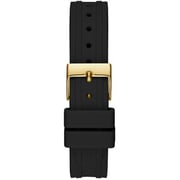 Guess Cosmo Black Silicone Analog Watch For Women GW0034L1