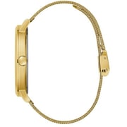 Guess Imprint Gold Stainless Steel Analog Watch For Men GW0049G1