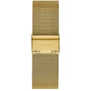 Guess Imprint Gold Stainless Steel Analog Watch For Men GW0049G1