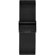 Guess Imprint Black Stainless Steel Analog Watch For Men GW0049G2